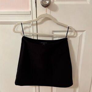 French Connection Black Mini Skirt - Sleek A-Line